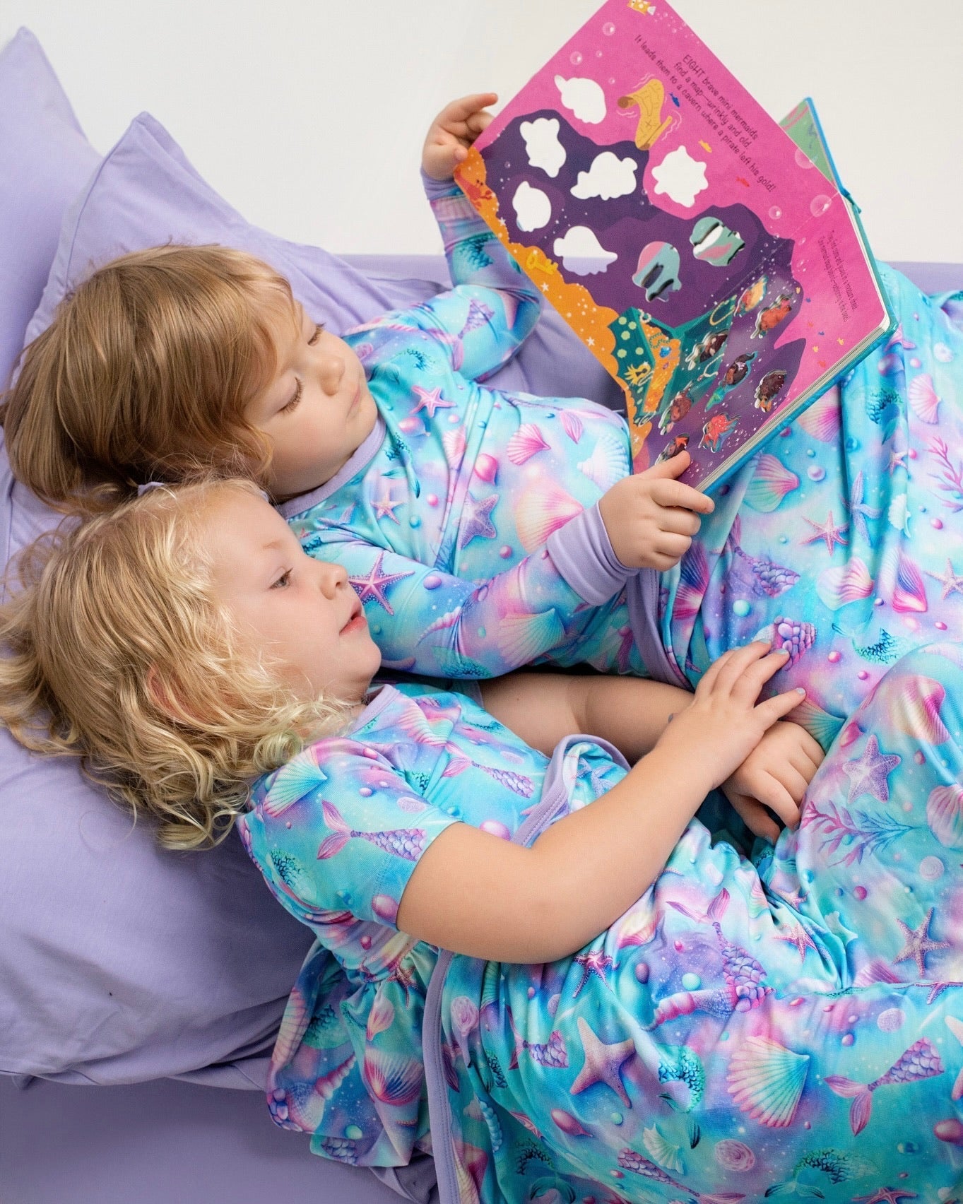 Magical Mermaid Shells | Double Layer Bamboo Adult Blanket