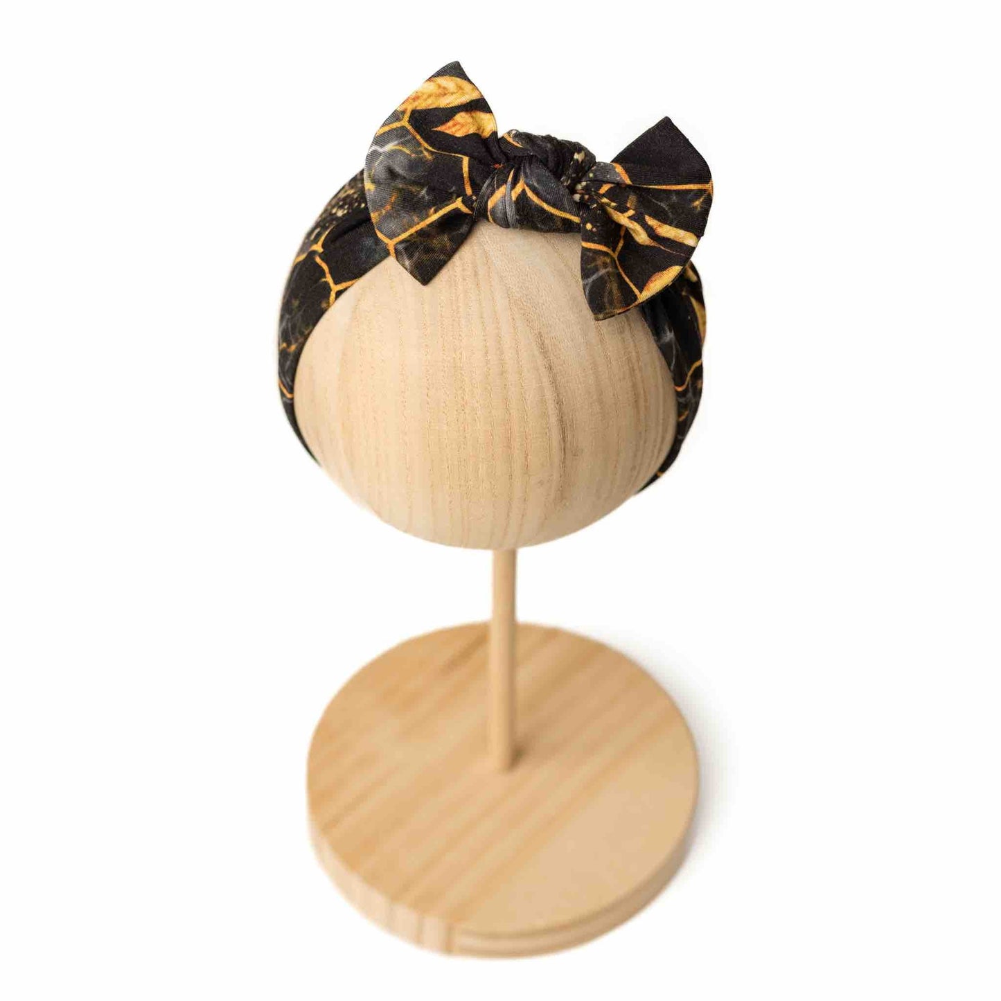 Midnight Honey | Bamboo Headband Bow