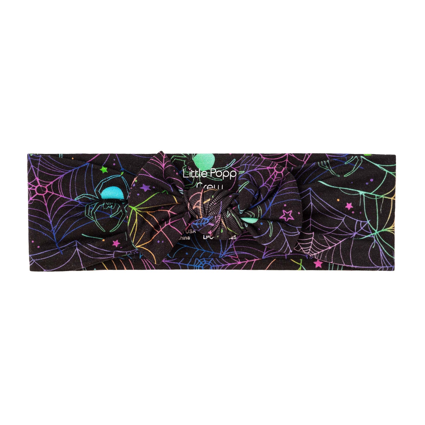 Halloween | Spooky Webs | Bamboo Headband Bow