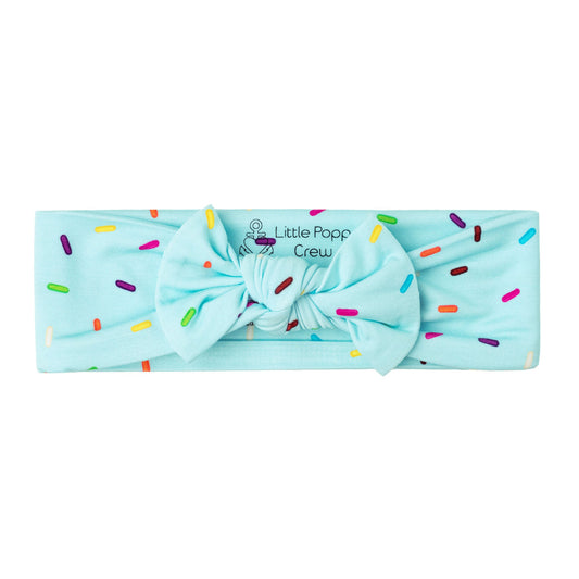 Cotton Candy Sprinkles | Bamboo Headband Bow