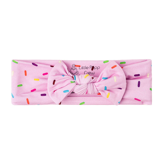 Strawberry Sprinkles | Bamboo Headband Bow