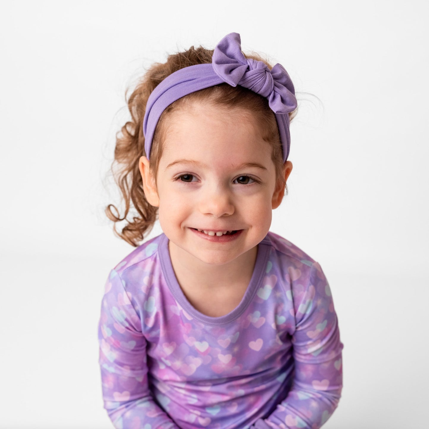 Purple | Bamboo Headband Bow