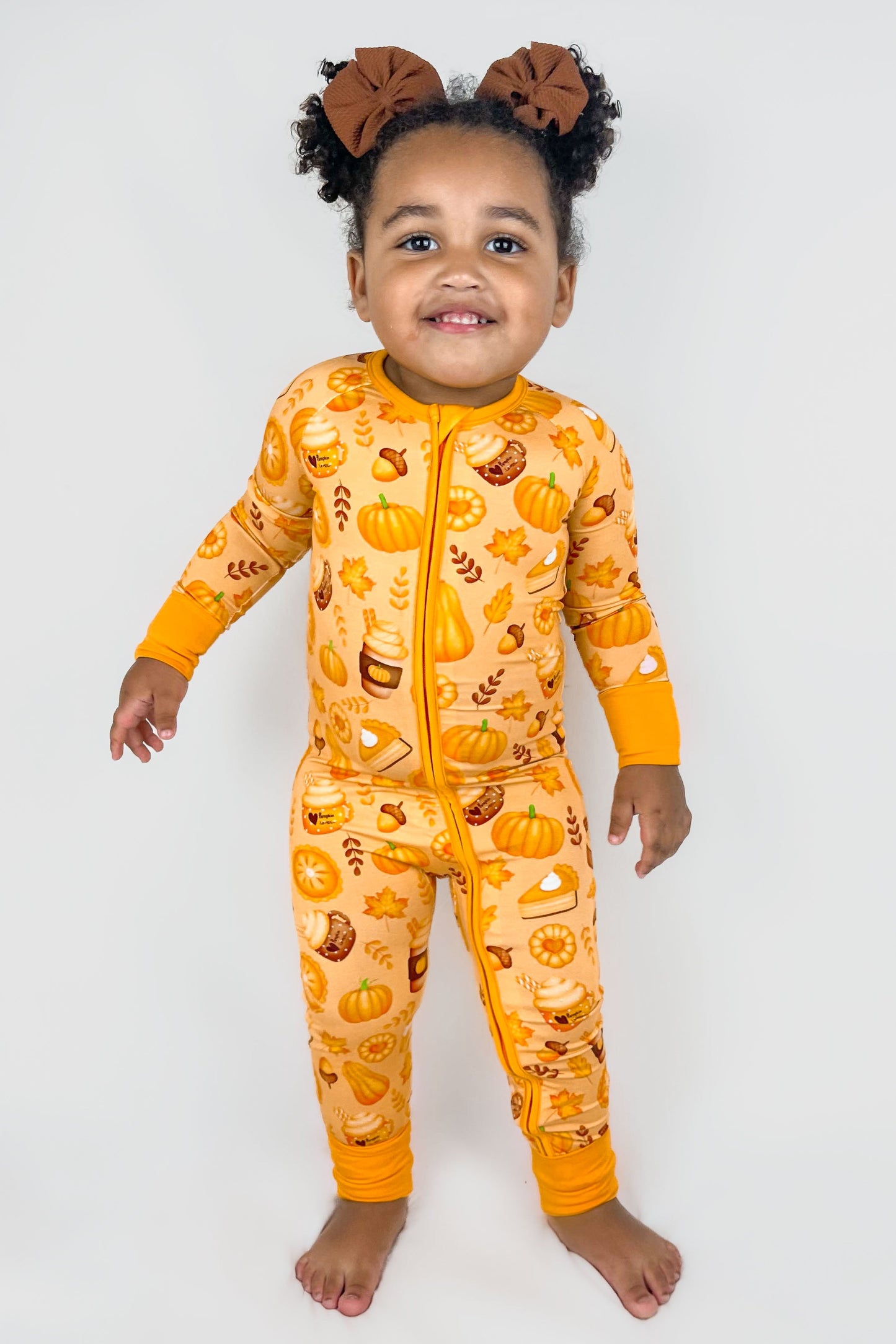 Pumpkin Lover | Bamboo Zipper Pajamas