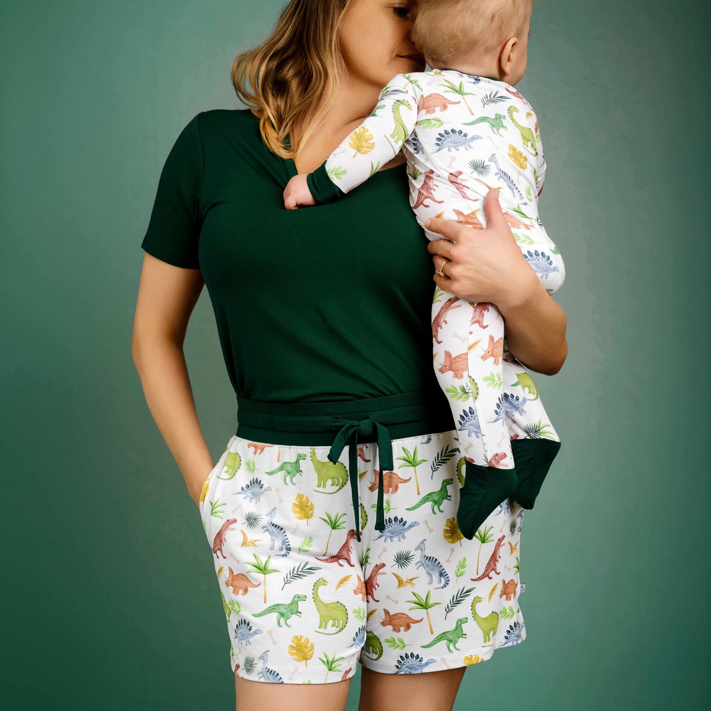 Dinosaur Land | Women's Bamboo Shorts