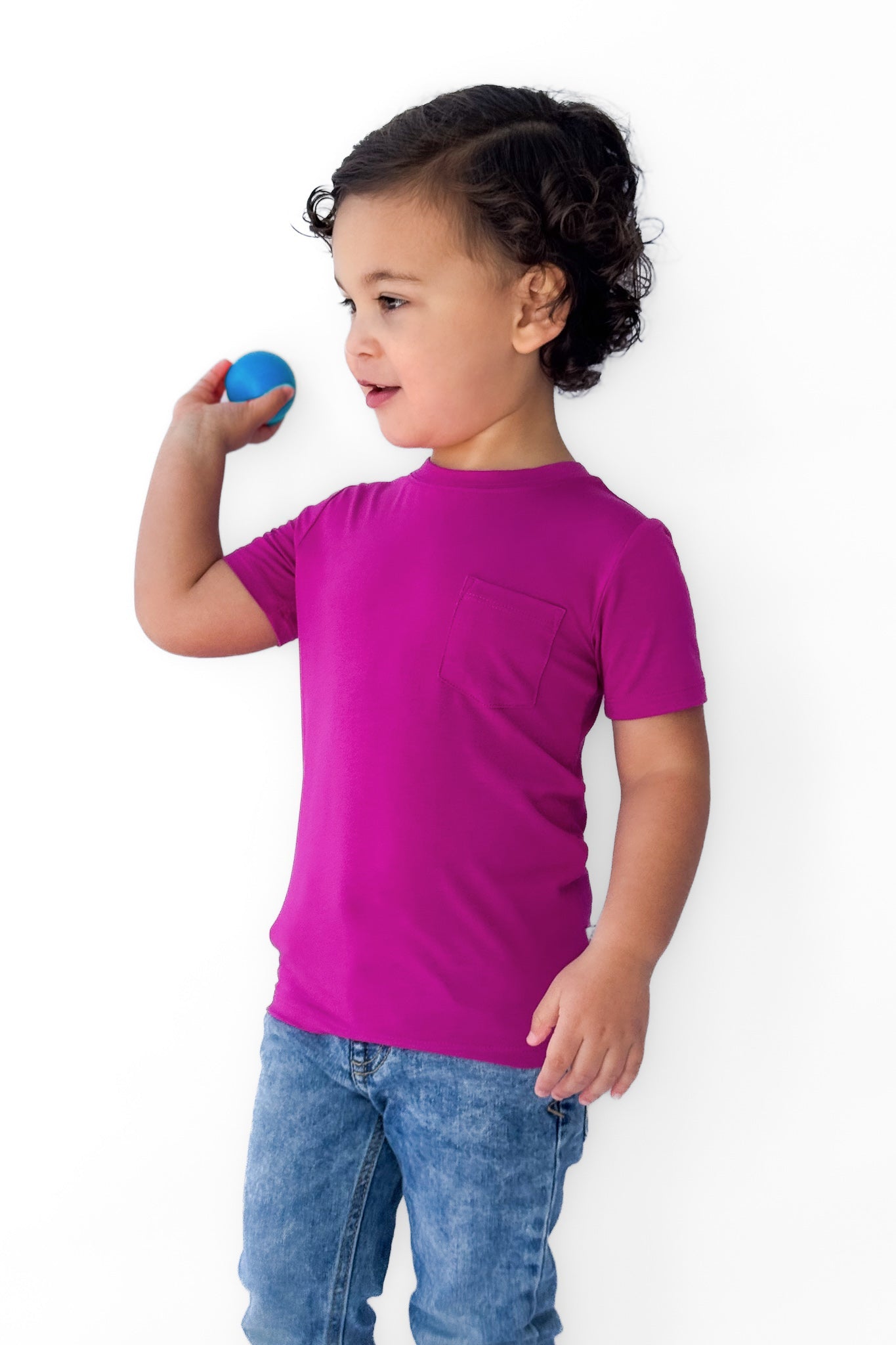 Mulberry | Bamboo Toddler & Kids Pocket T-Shirt