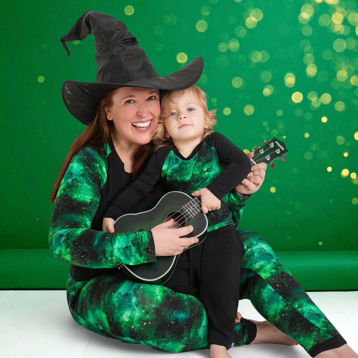 Wicked Cute | Green Galaxy Elixir | Women's Bamboo Joggers
