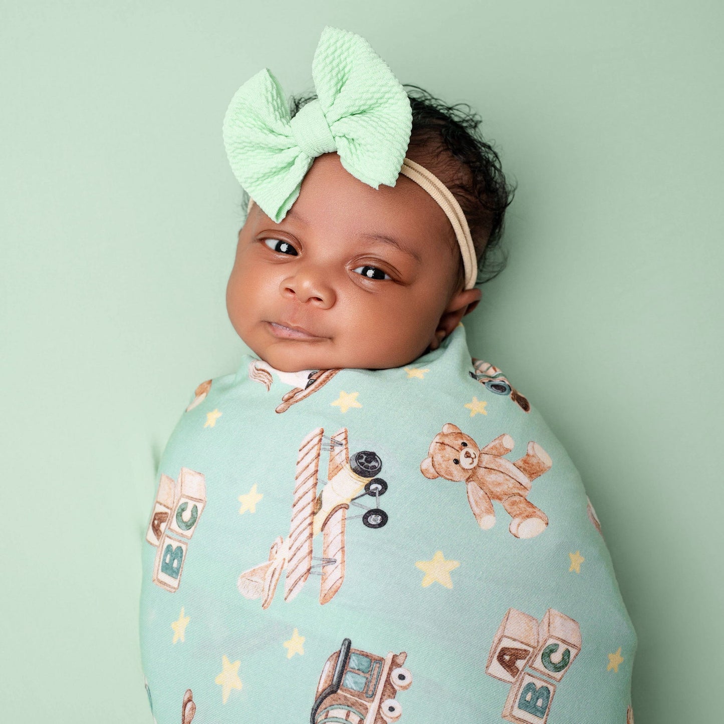 Jade | Baby Girl Nylon Bow