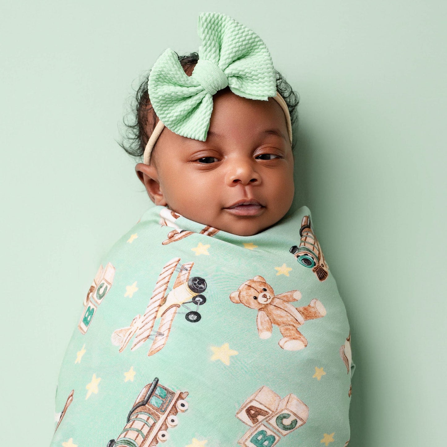 Jade | Baby Girl Nylon Bow