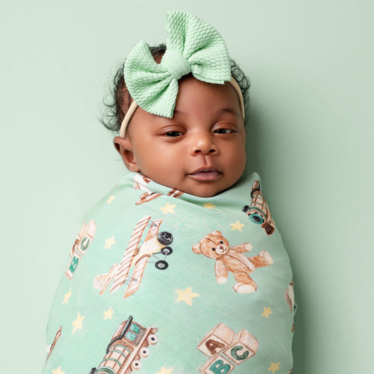 Jade | Baby Girl Nylon Bow
