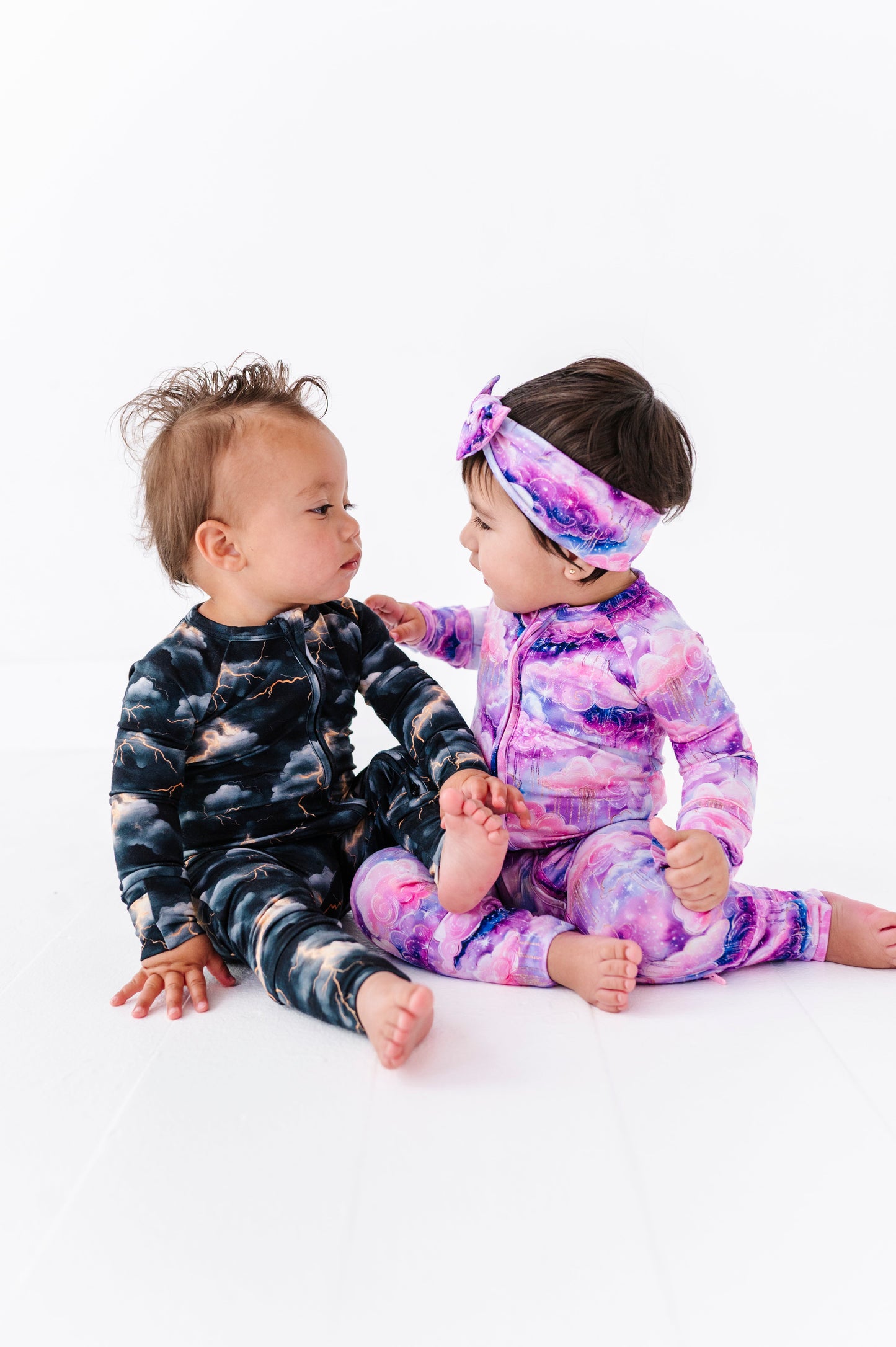 Stormy Clouds | Bamboo Zipper Pajamas