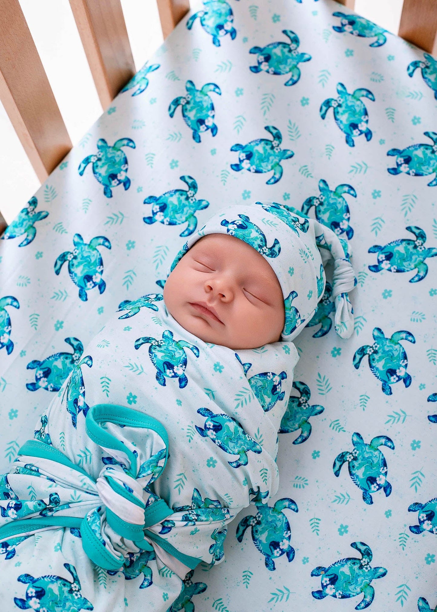 Sea Turtles | Bamboo Swaddle Blanket