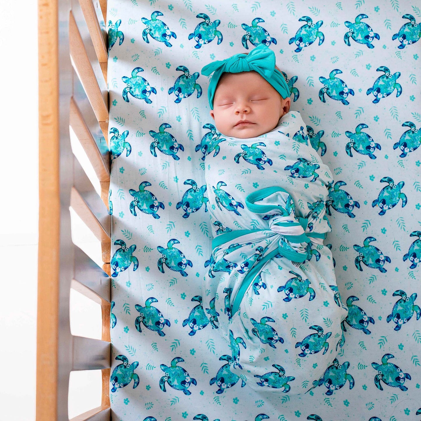 Sea Turtles | Bamboo Swaddle Blanket