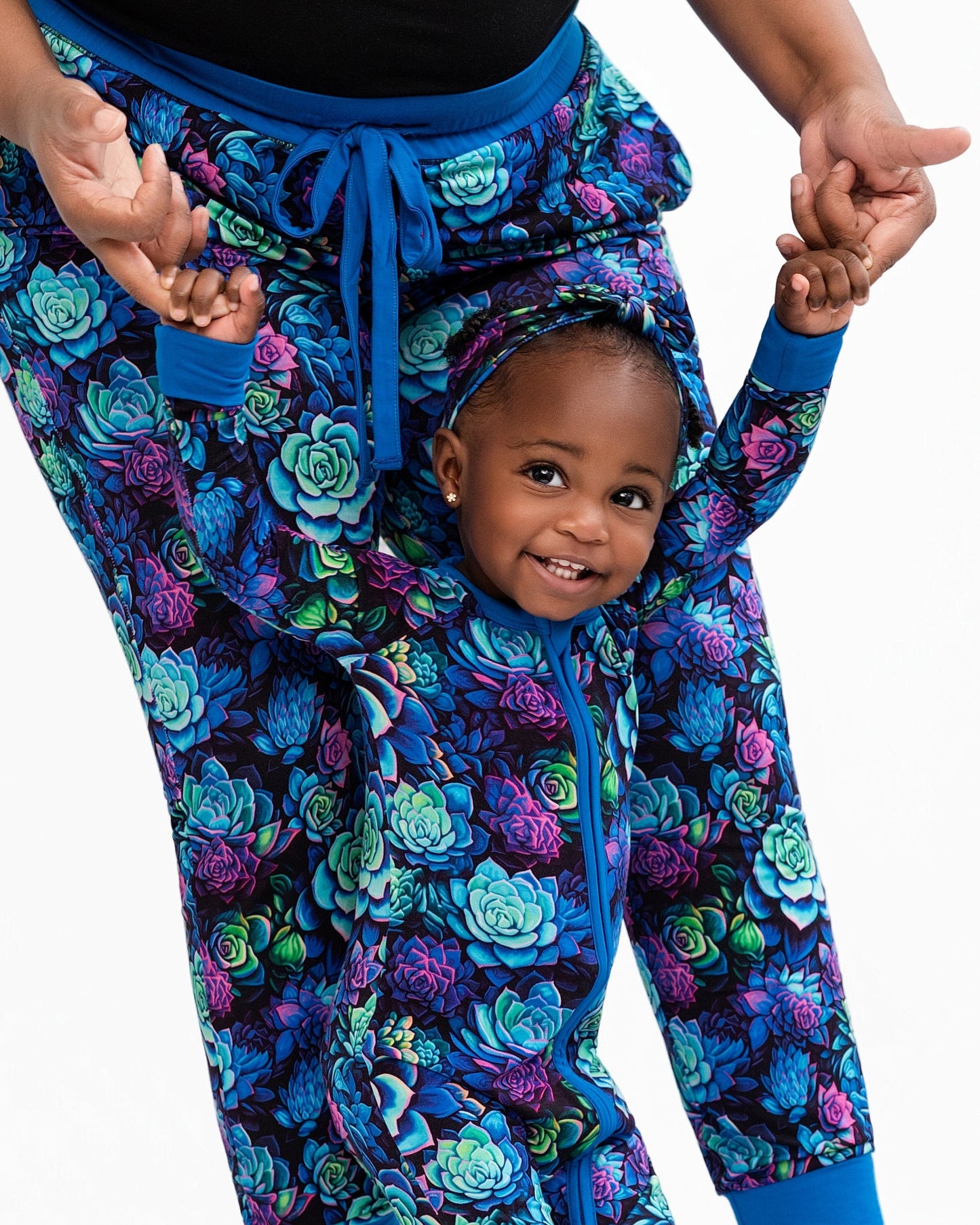 Electric Succulents | Bamboo Zipper Pajamas