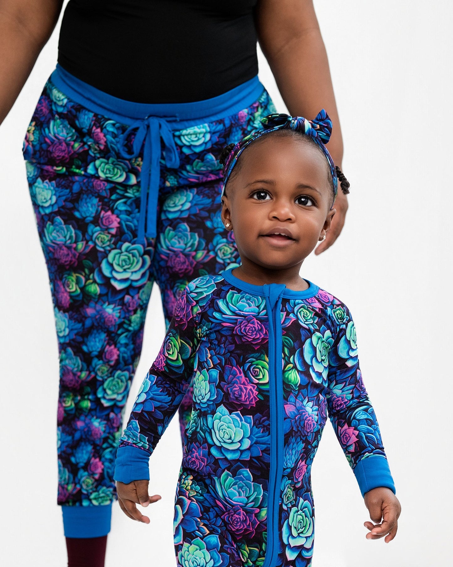 Electric Succulents | Women’s Bamboo Joggers
