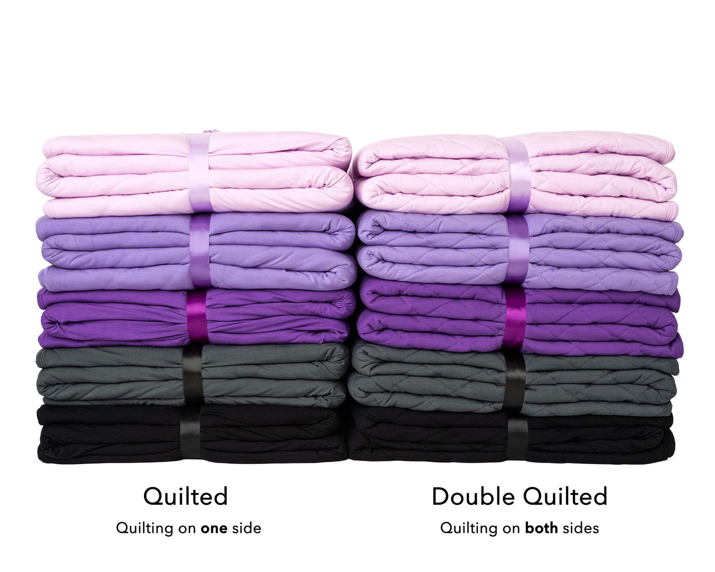Charcoal | Bamboo Quilted Adult Blanket
