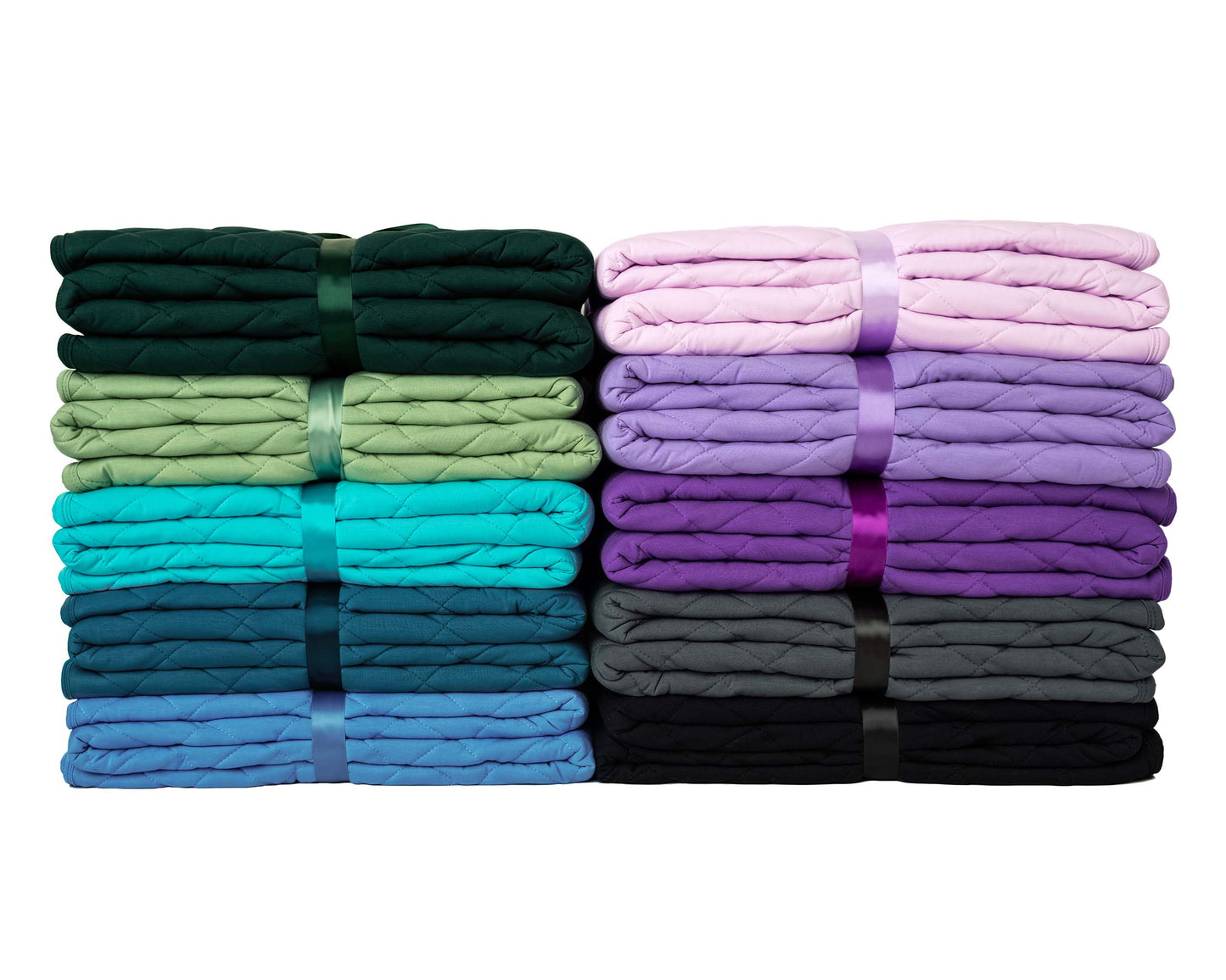 Sage Green | Bamboo Double Quilted Adult Blanket
