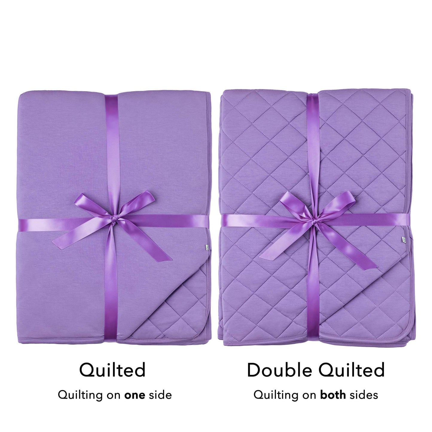 Purple | Bamboo Quilted Adult Blanket