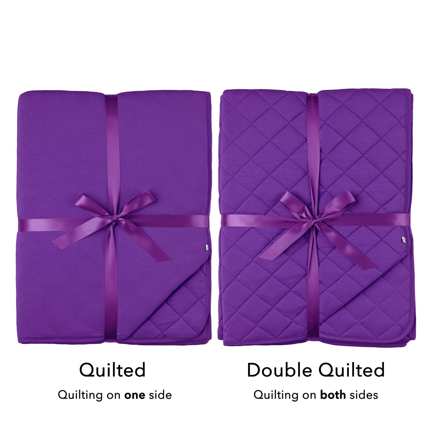 Violet | Bamboo Double Quilted Adult Blanket