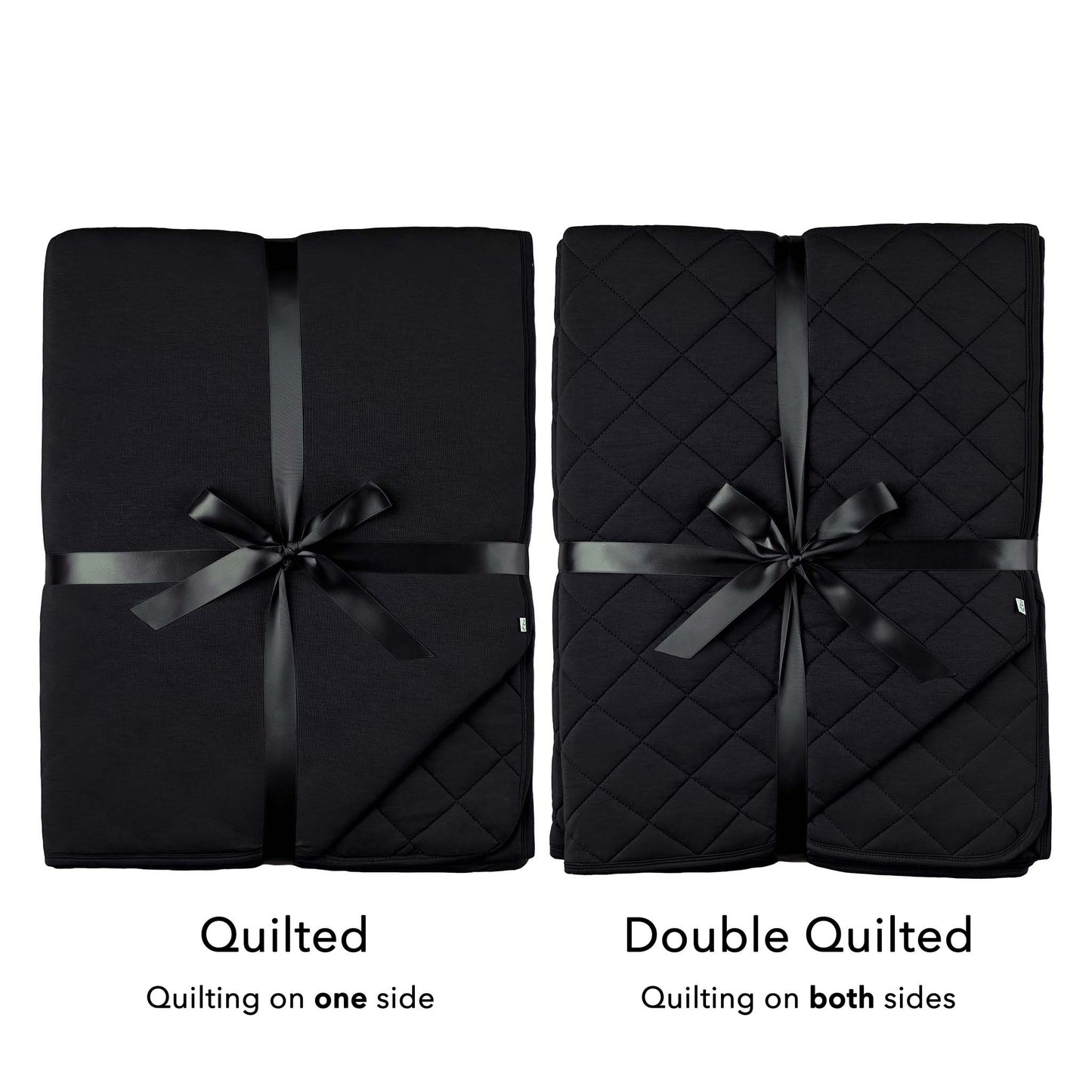 Black | Bamboo Double Quilted Adult Blanket