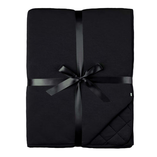 Black | Bamboo Quilted Adult Blanket