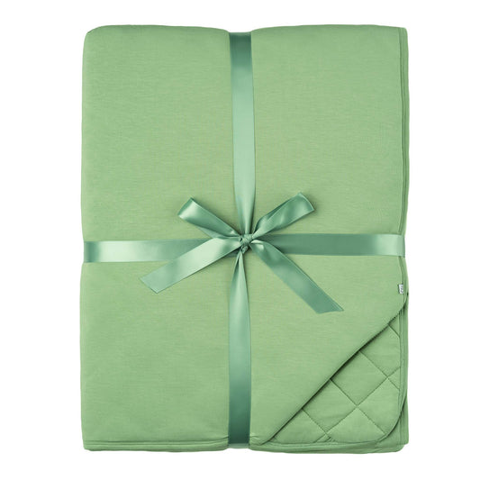 Sage Green | Bamboo Quilted Adult Blanket
