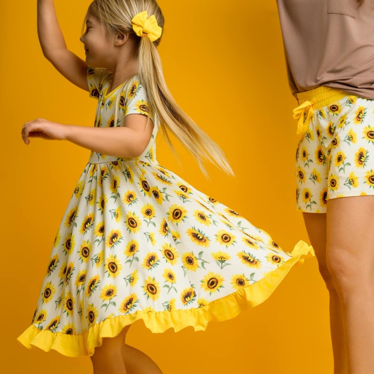 Lemon | Toddler Bamboo Clip on Bow