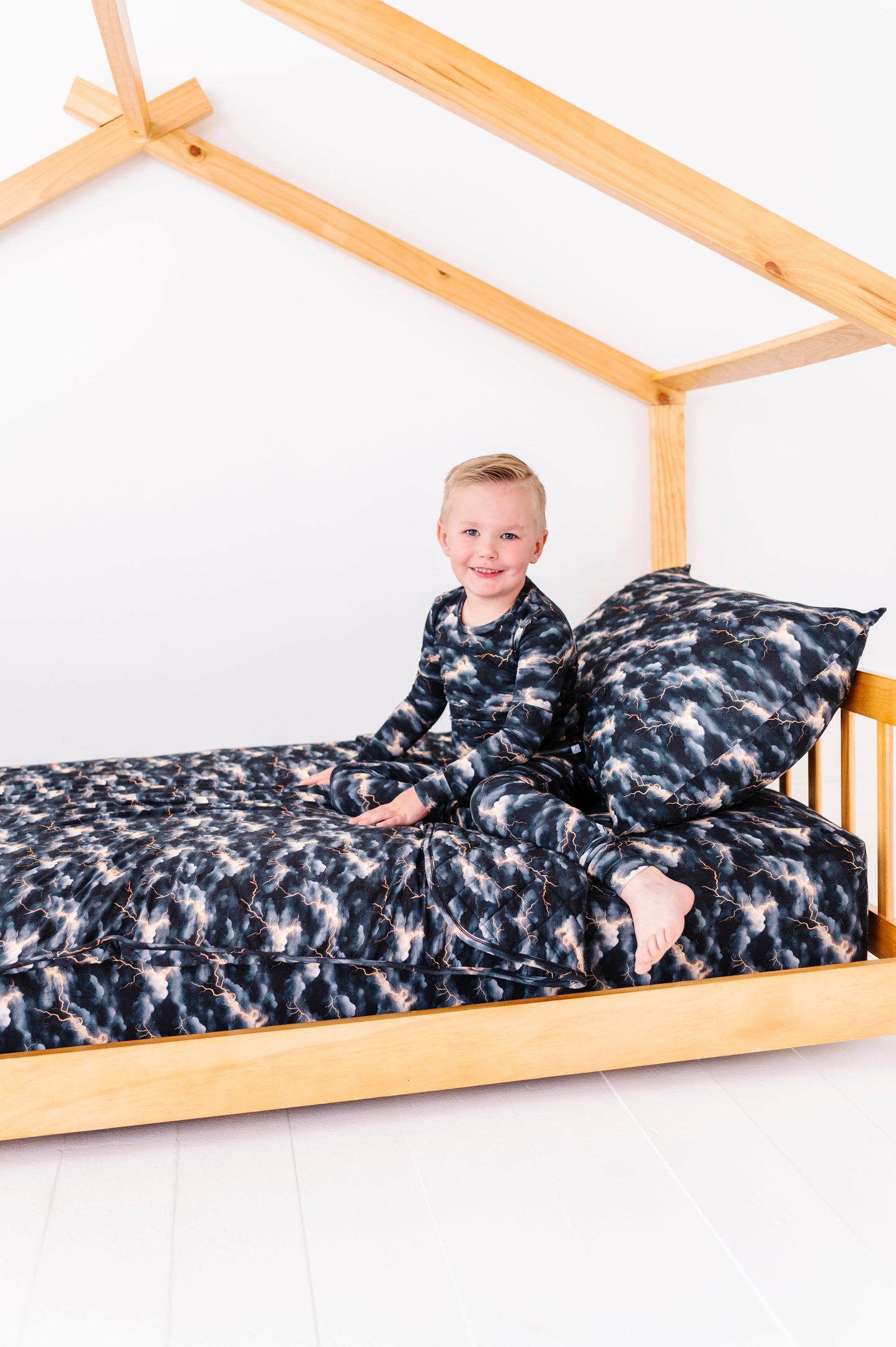 Stormy Clouds | Bamboo Two-Piece Pajamas