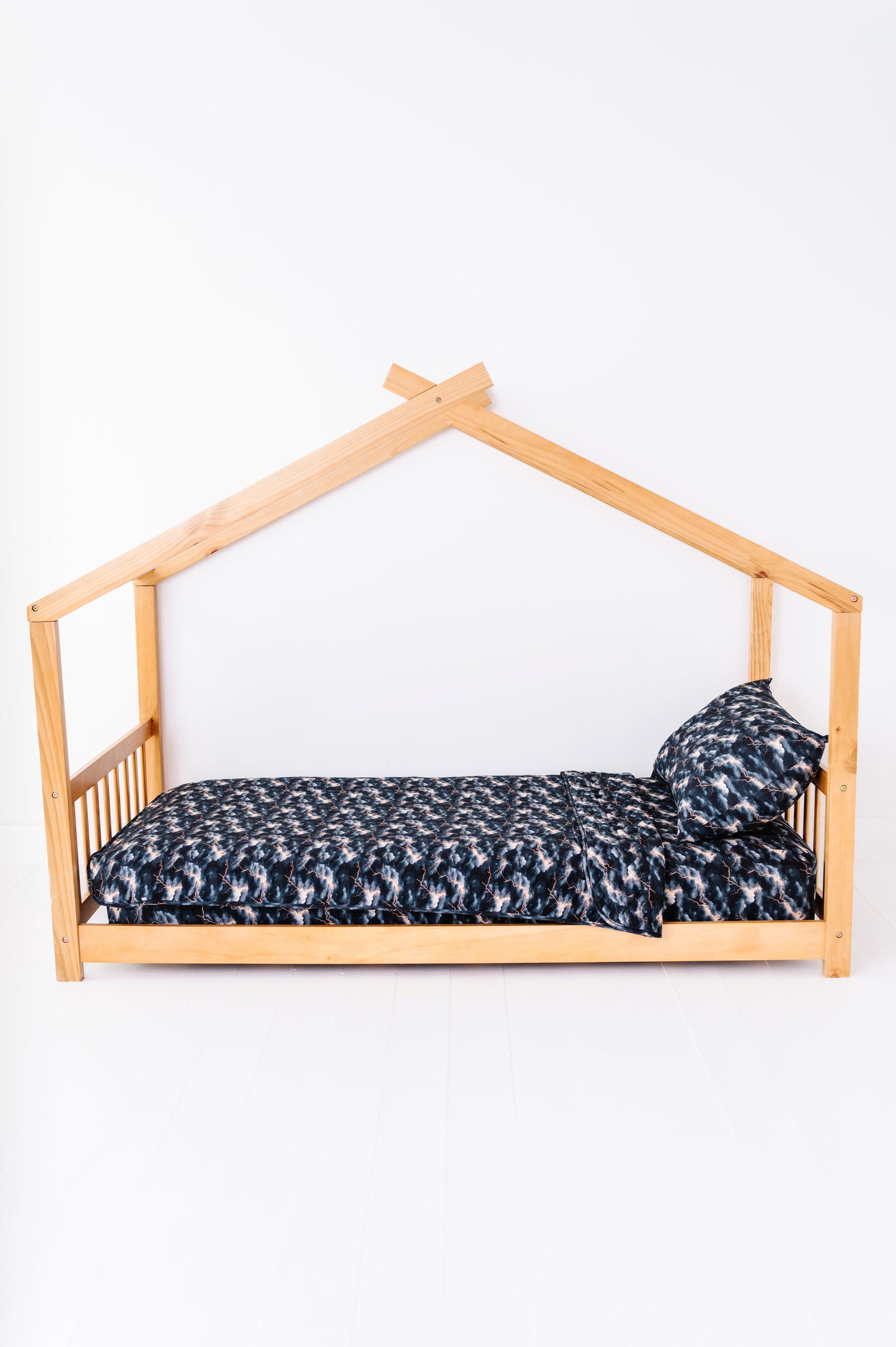 Stormy Clouds | Bamboo Quilted Kids Blanket
