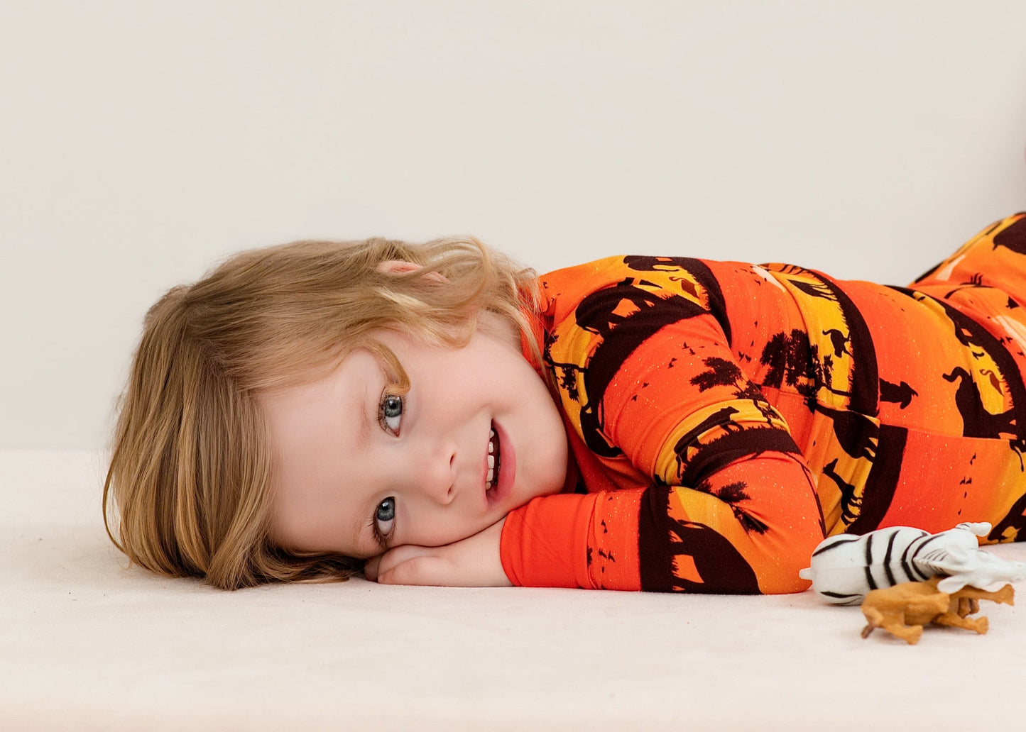 Sunset Safari | Bamboo Two-Piece Pajamas
