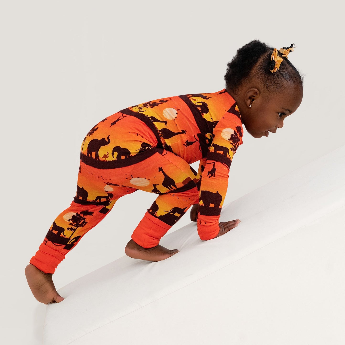 Sunset Safari | Bamboo Zipper Pajamas