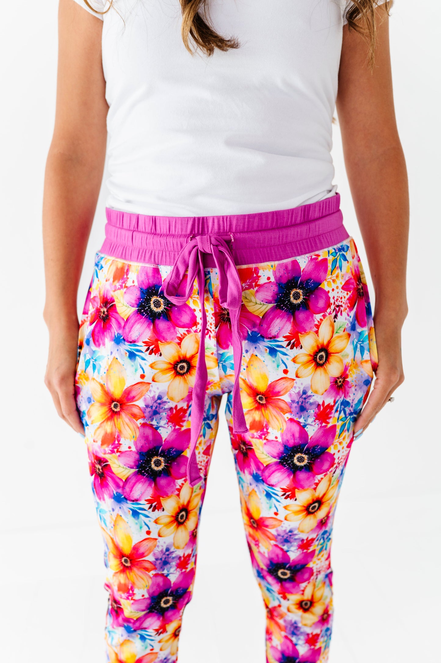 Painted Petals | Women’s Bamboo Joggers