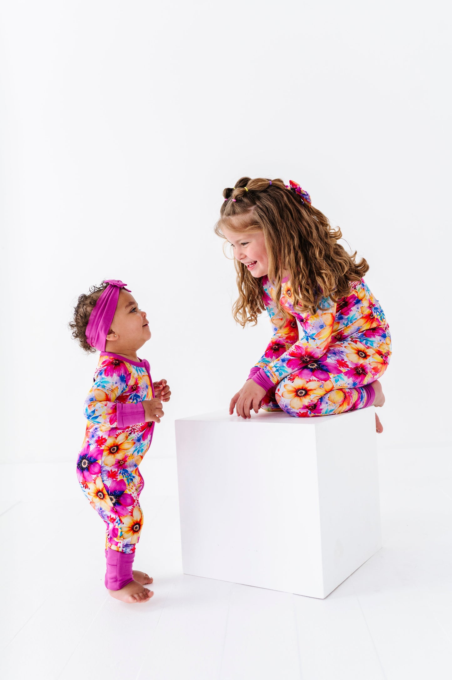 Painted Petals | Bamboo Two-Piece Pajamas