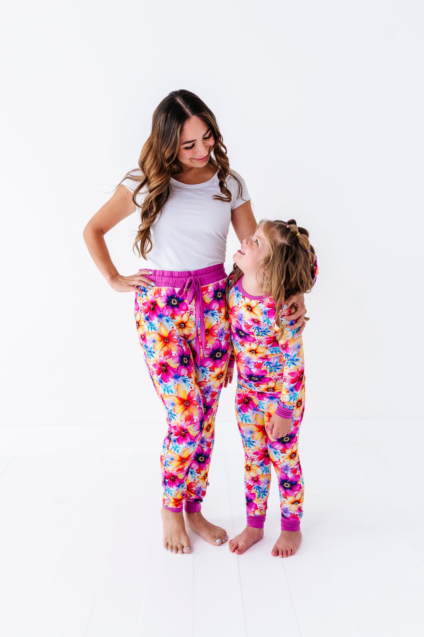 Painted Petals | Bamboo Two-Piece Pajamas