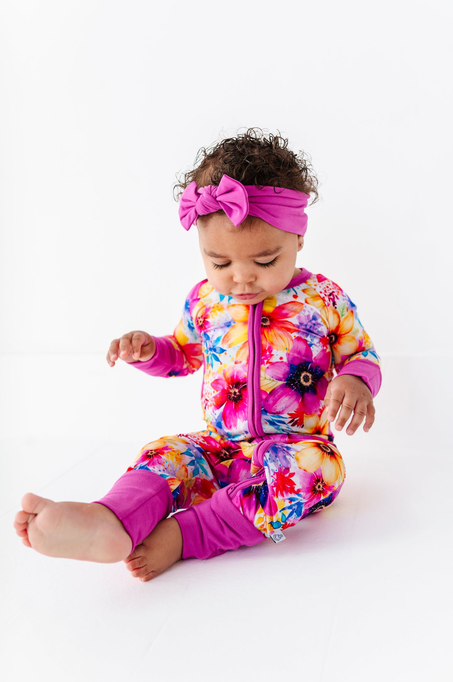 Berry Splash | Bamboo Headband Bow