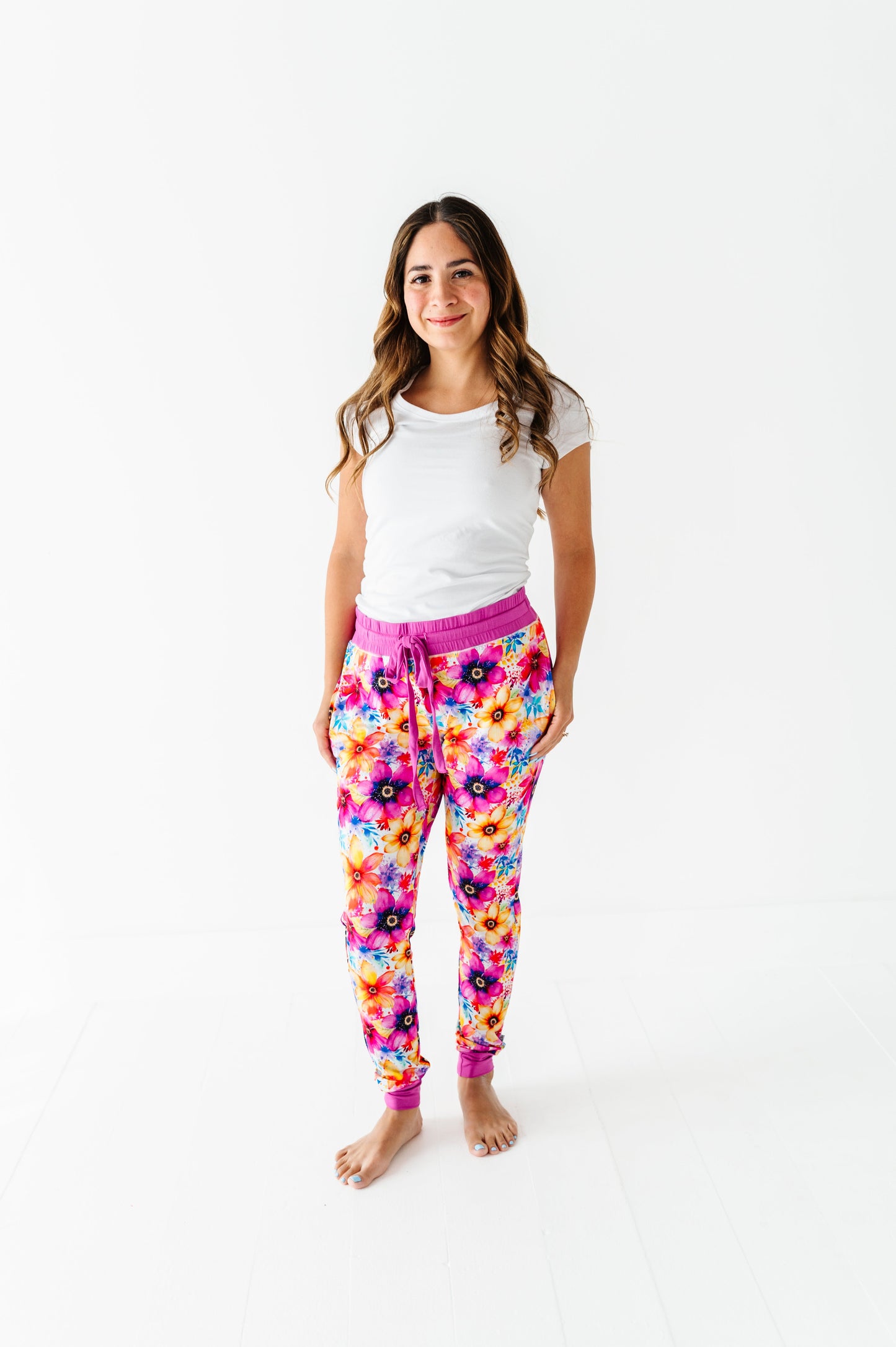 Painted Petals | Women’s Bamboo Joggers
