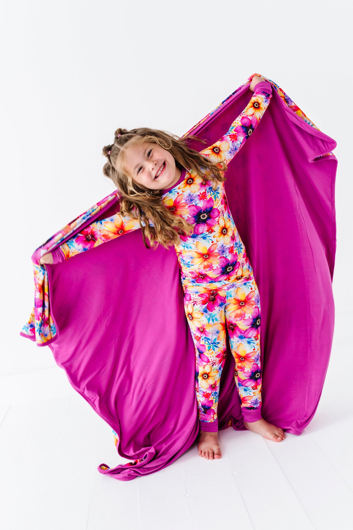 Painted Petals | Bamboo Two-Piece Pajamas