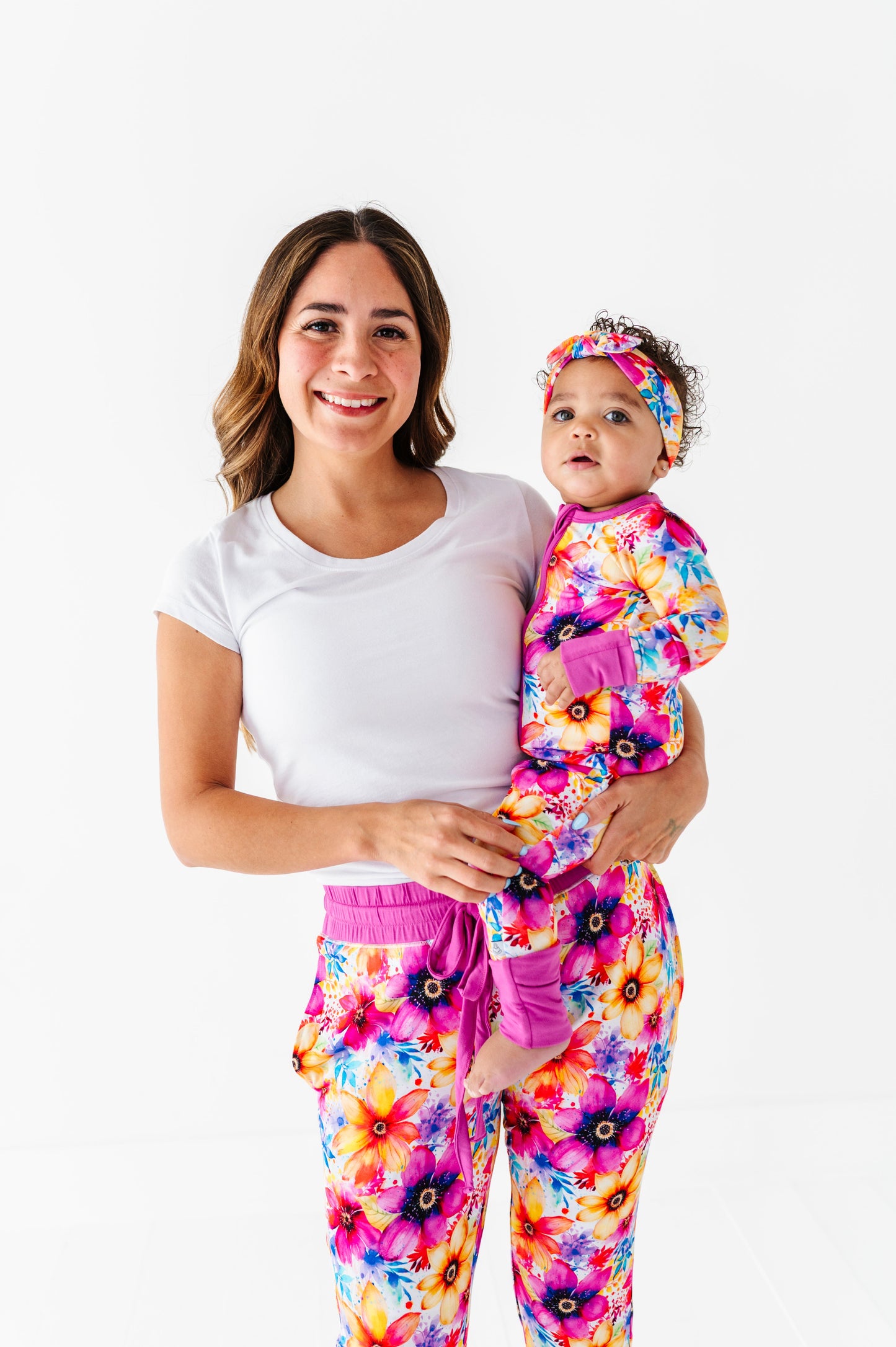 Painted Petals | Bamboo Headband Bow