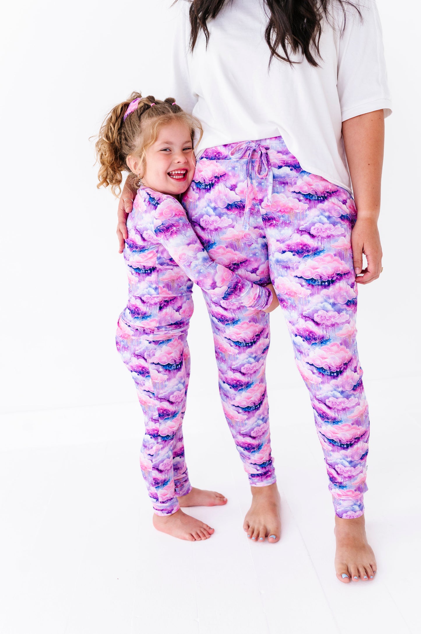 Shimmer Clouds | Bamboo Two-Piece Pajamas