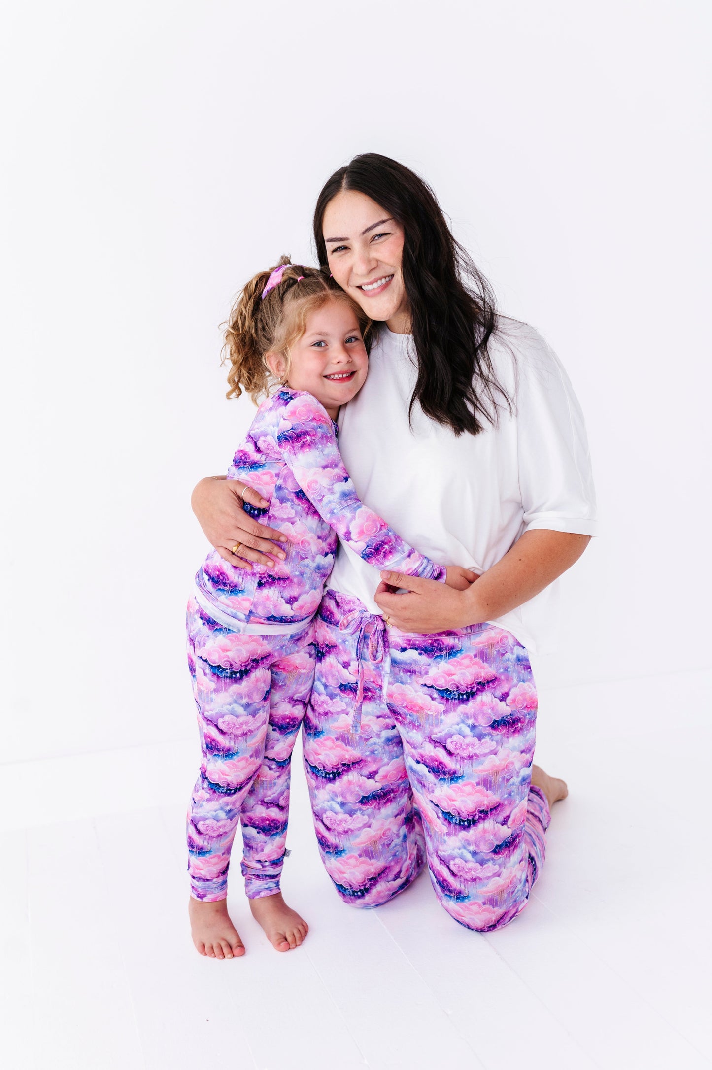 Shimmer Clouds | Bamboo Two-Piece Pajamas
