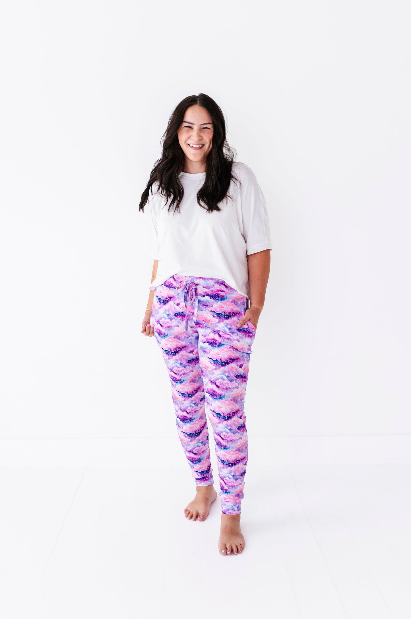 Shimmer Clouds | Women’s Bamboo Joggers