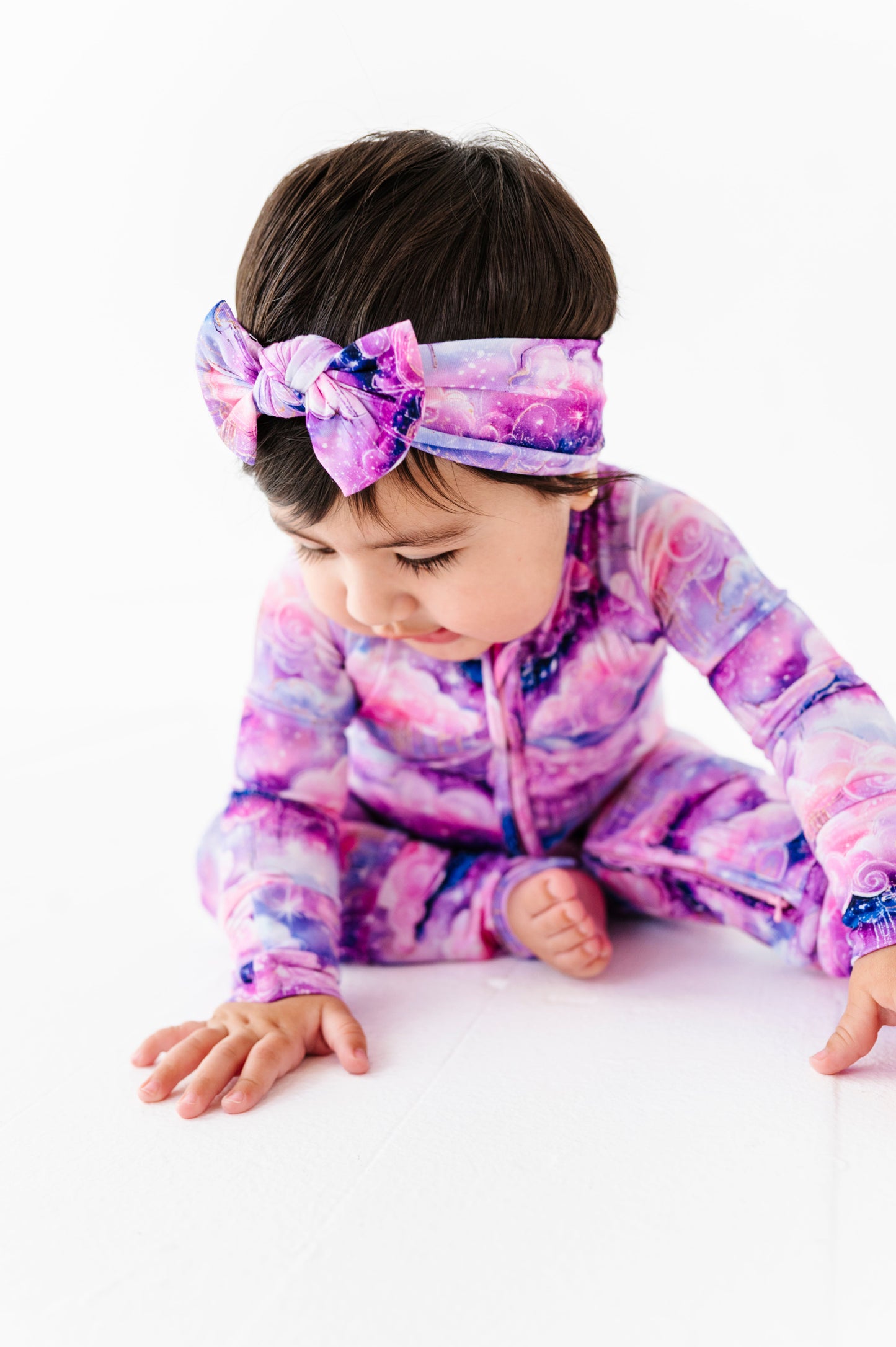 Shimmer Clouds | Bamboo Headband Bow