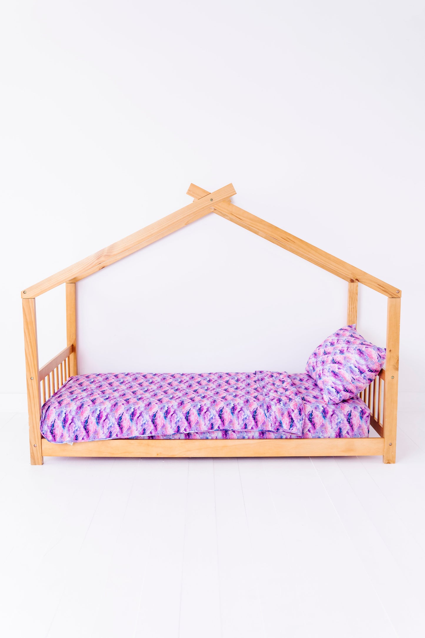 Shimmer Clouds | Bamboo Twin Fitted Sheet & 1 Pillowcase