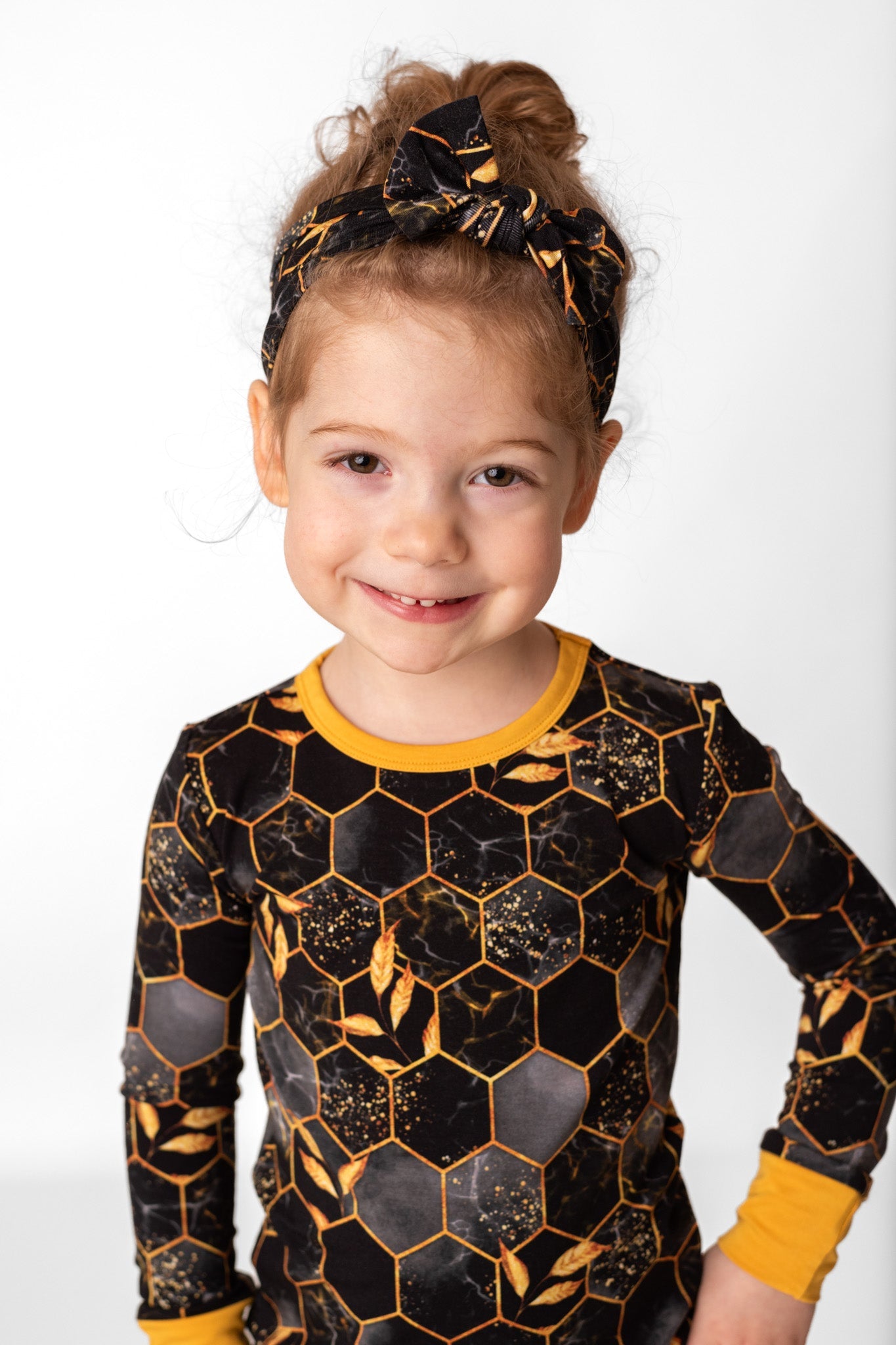 Midnight Honey | Bamboo Headband Bow