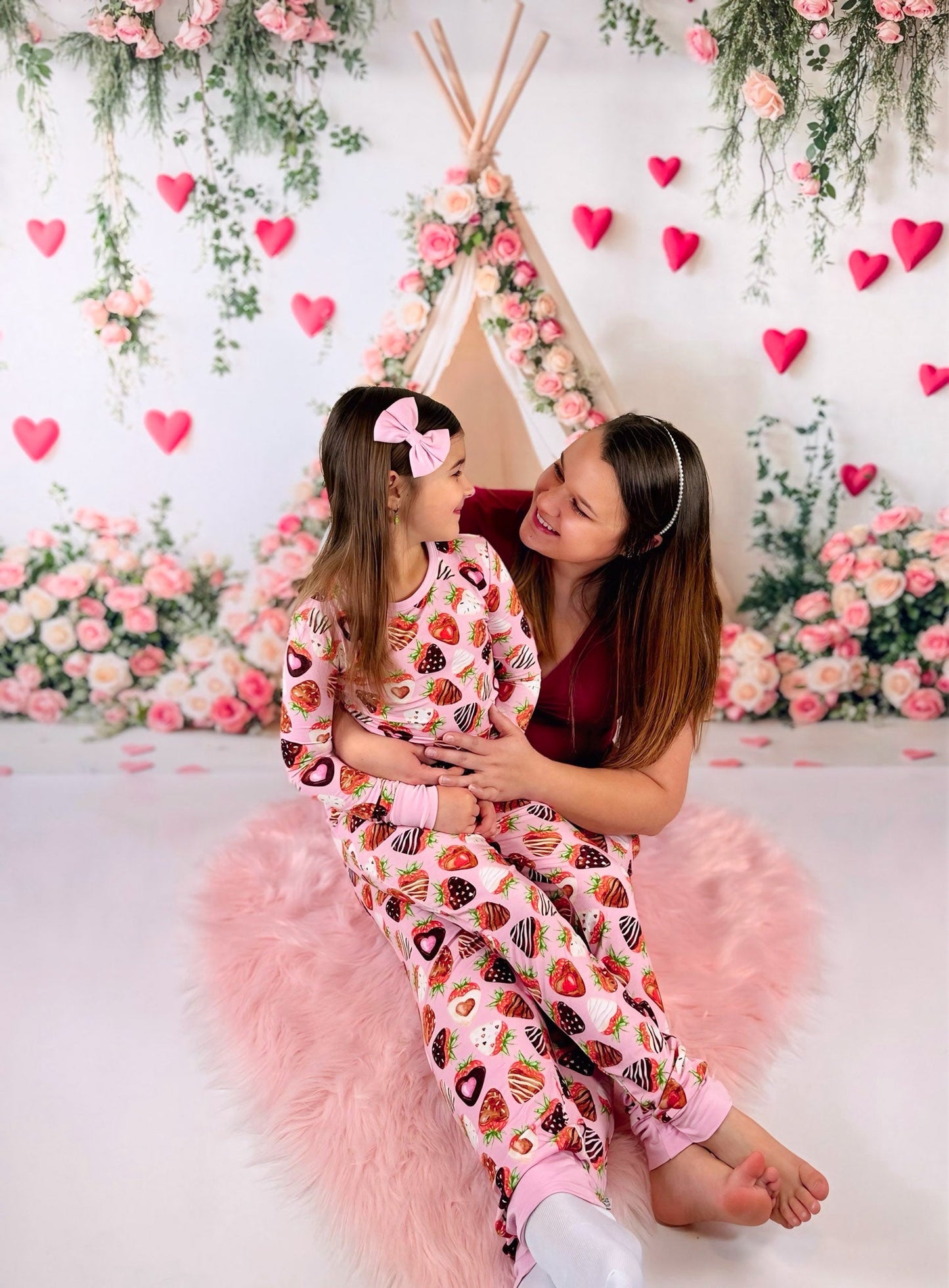Sweet Pink | Small Clip Bow