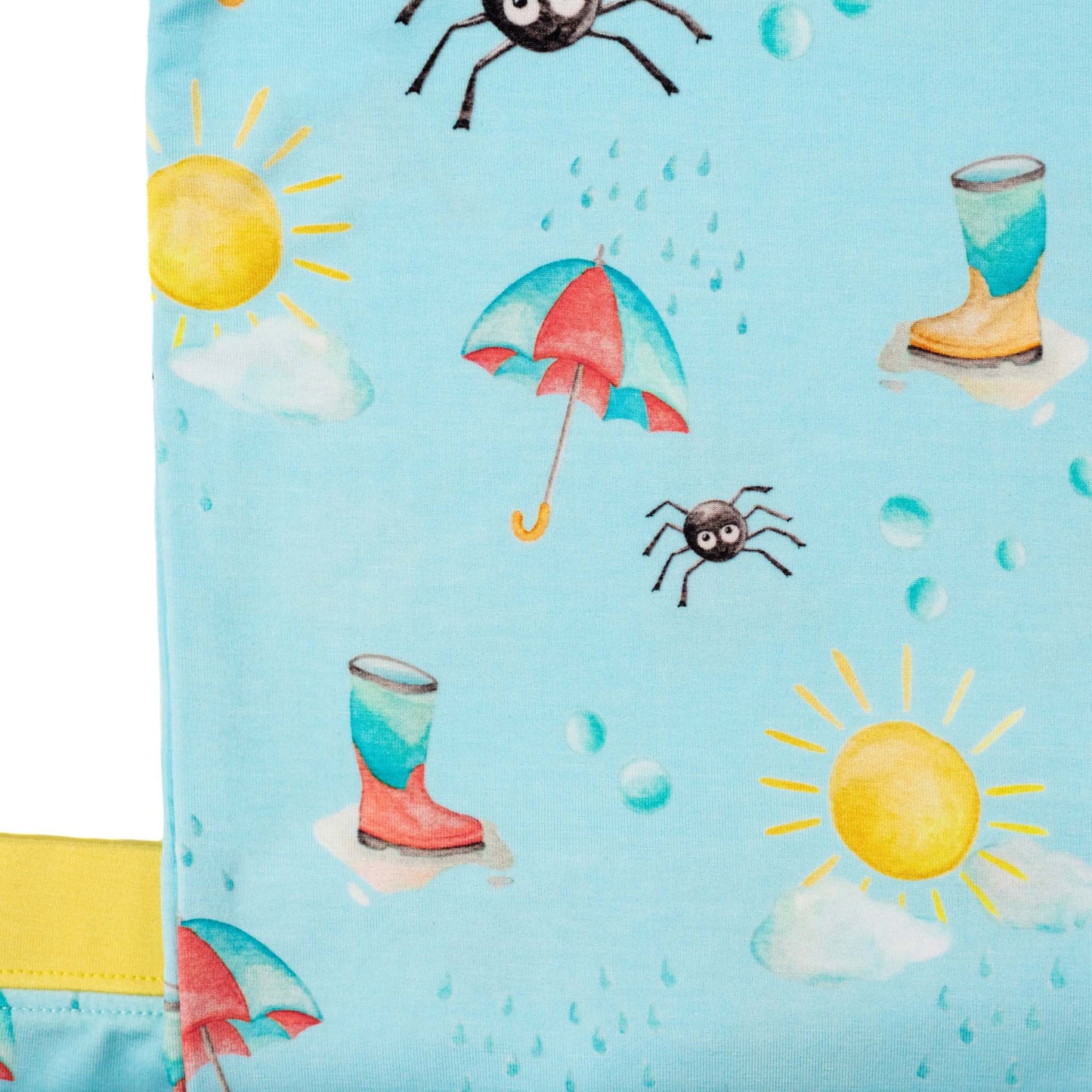 Spring Showers | Two-Piece Bamboo Long Sleeve Toddler & Kids Pajamas