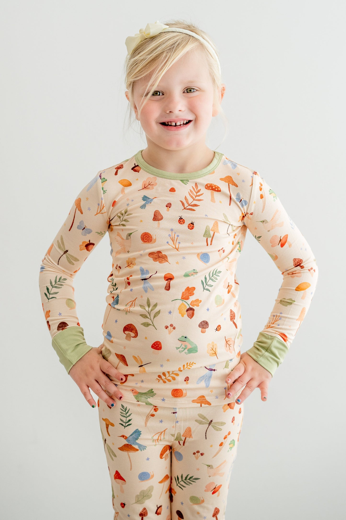 Whimsical Woodland | Two-Piece Bamboo Long Sleeve Toddler & Kids Pajamas