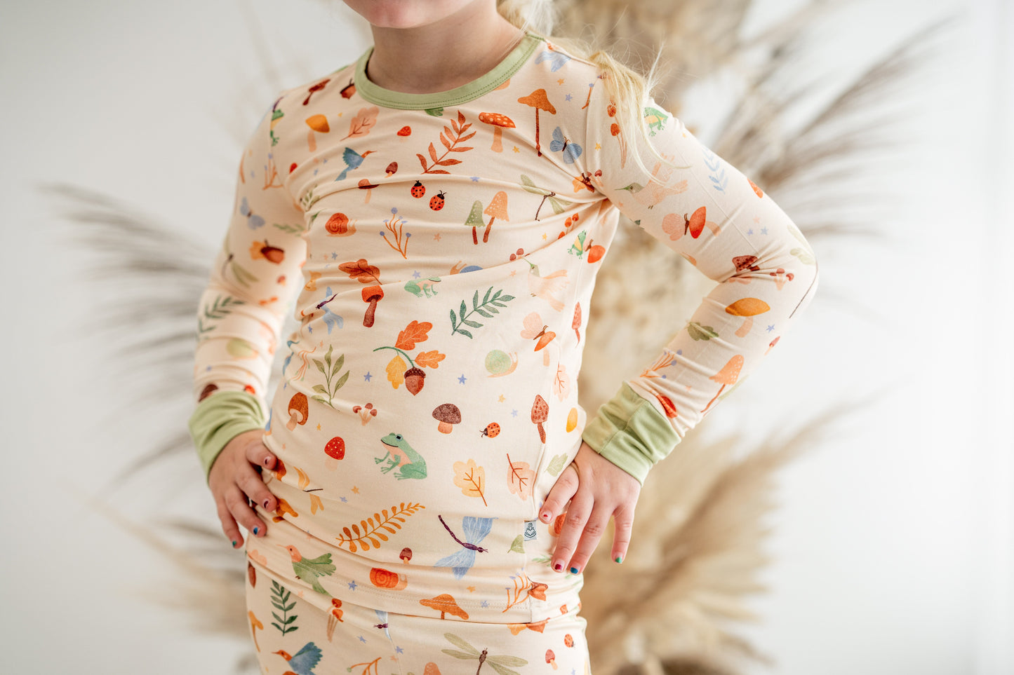 Whimsical Woodland | Two-Piece Bamboo Long Sleeve Toddler & Kids Pajamas