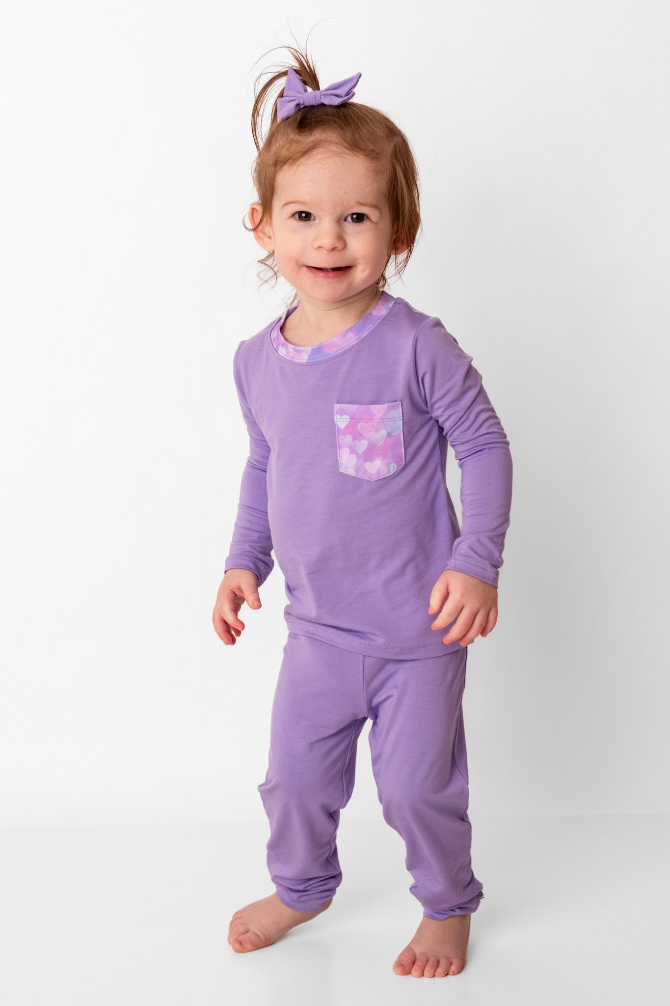 Purple | Bamboo Toddler & Kids Pocket T-Shirt