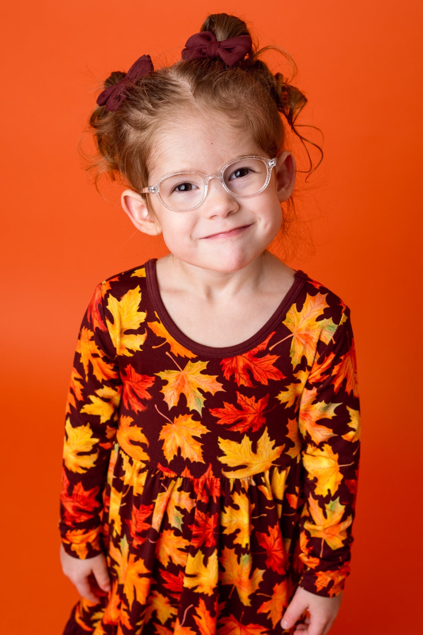 Ember | Bamboo Pigtail Clip on Bow Set