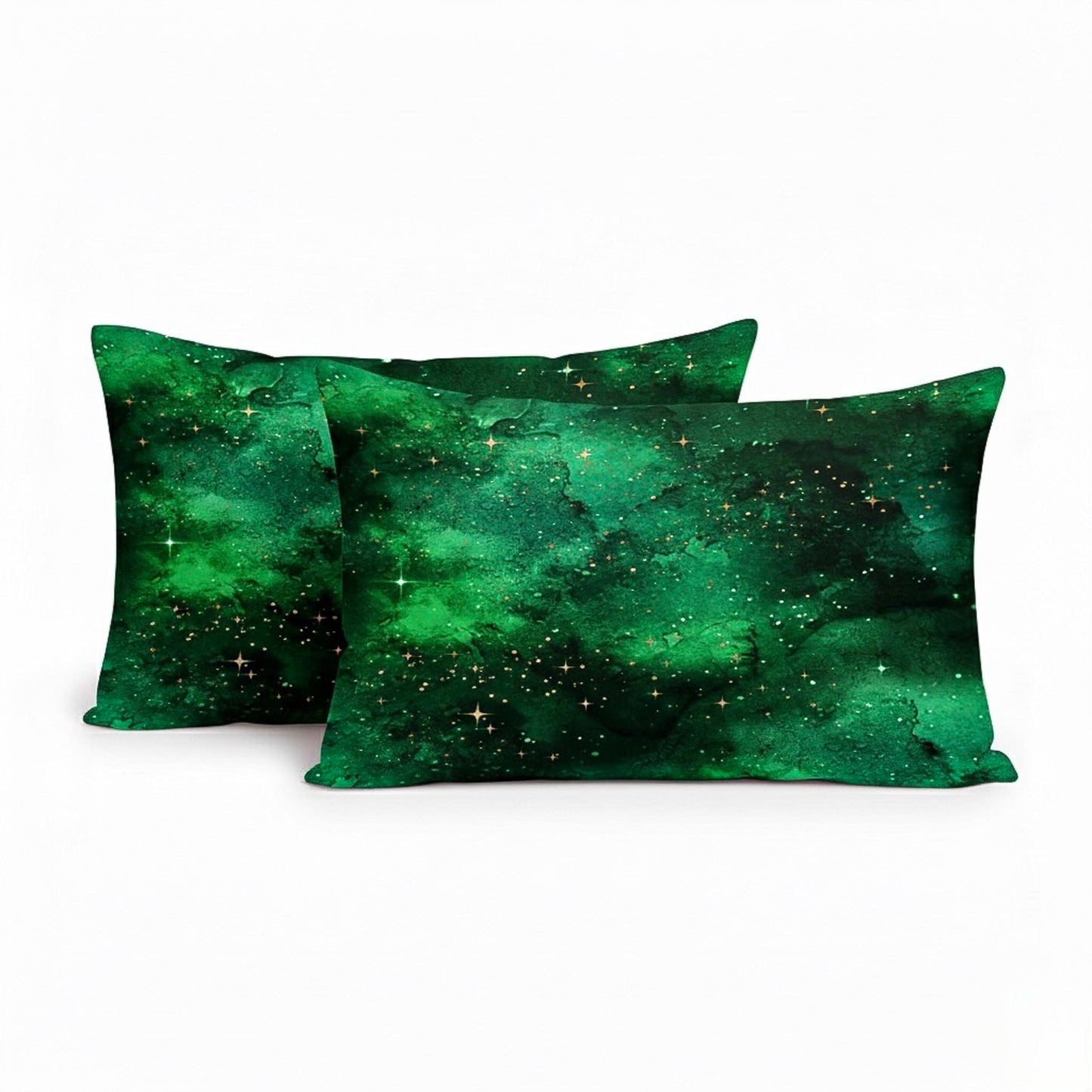 Wicked Cute | Green Galaxy Elixir | Bamboo Pillowcases (2 Pack)